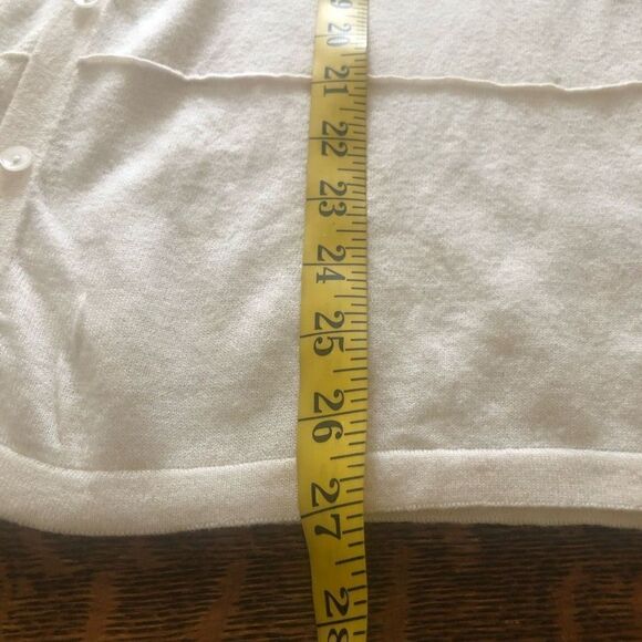 Toad & Co Soft Oatmeal Wool Blend Lagenlook, Light Academia Cardigan Sweater SzS - Picture 13 of 13